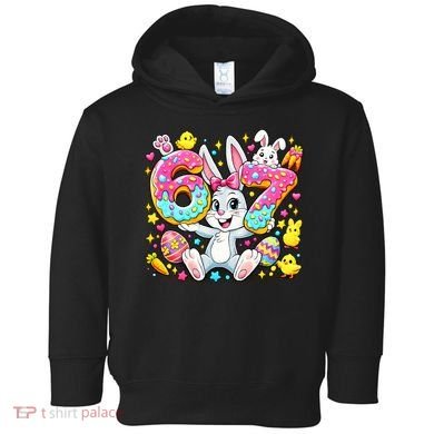 67 Six Seven Meme 6-7 Cute Rabbit Bunny Easter Toddler Hoodie