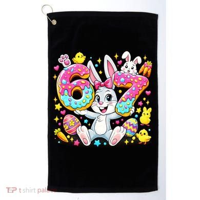 67 Six Seven Meme 6-7 Cute Rabbit Bunny Easter Golf Towel