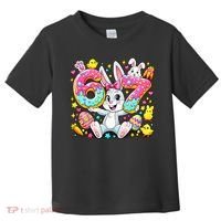 67 Six Seven Meme 6-7 Cute Rabbit Bunny Easter Toddler T-Shirt thumb 0