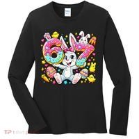67 Six Seven Meme 6-7 Cute Rabbit Bunny Easter Women's Long Sleeve Shirt thumb 0