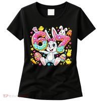 67 Six Seven Meme 6-7 Cute Rabbit Bunny Easter Women's T-Shirt thumb 0
