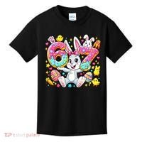 67 Six Seven Meme 6-7 Cute Rabbit Bunny Easter Kids T-Shirt thumb 0