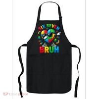 67 Six Seven Bruh Autism Awareness Meme Apron thumb 0
