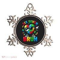 67 Six Seven Bruh Autism Awareness Meme Ornament thumb 0
