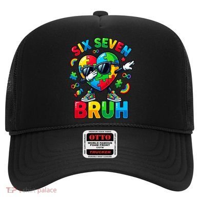 67 Six Seven Bruh Autism Awareness Meme Hat