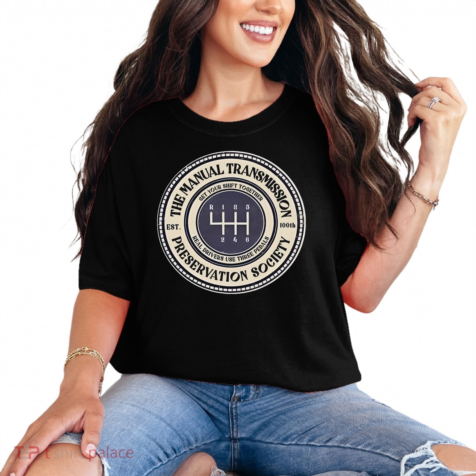 6 Speed The Manual Transmission Preservation Society Comfort Colors T-Shirt