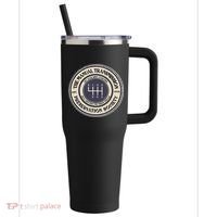 6 Speed The Manual Transmission Preservation Society 40oz Vacuum Insulated Stainless Steel Travel Tumbler thumb 0
