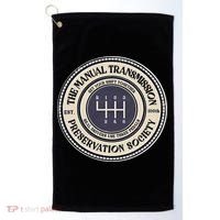 6 Speed The Manual Transmission Preservation Society Golf Towel thumb 0