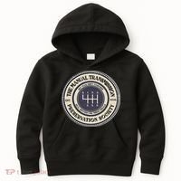 6 Speed The Manual Transmission Preservation Society Kids Hoodie thumb 0
