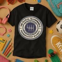 6 Speed The Manual Transmission Preservation Society Kids T-Shirt thumb 3