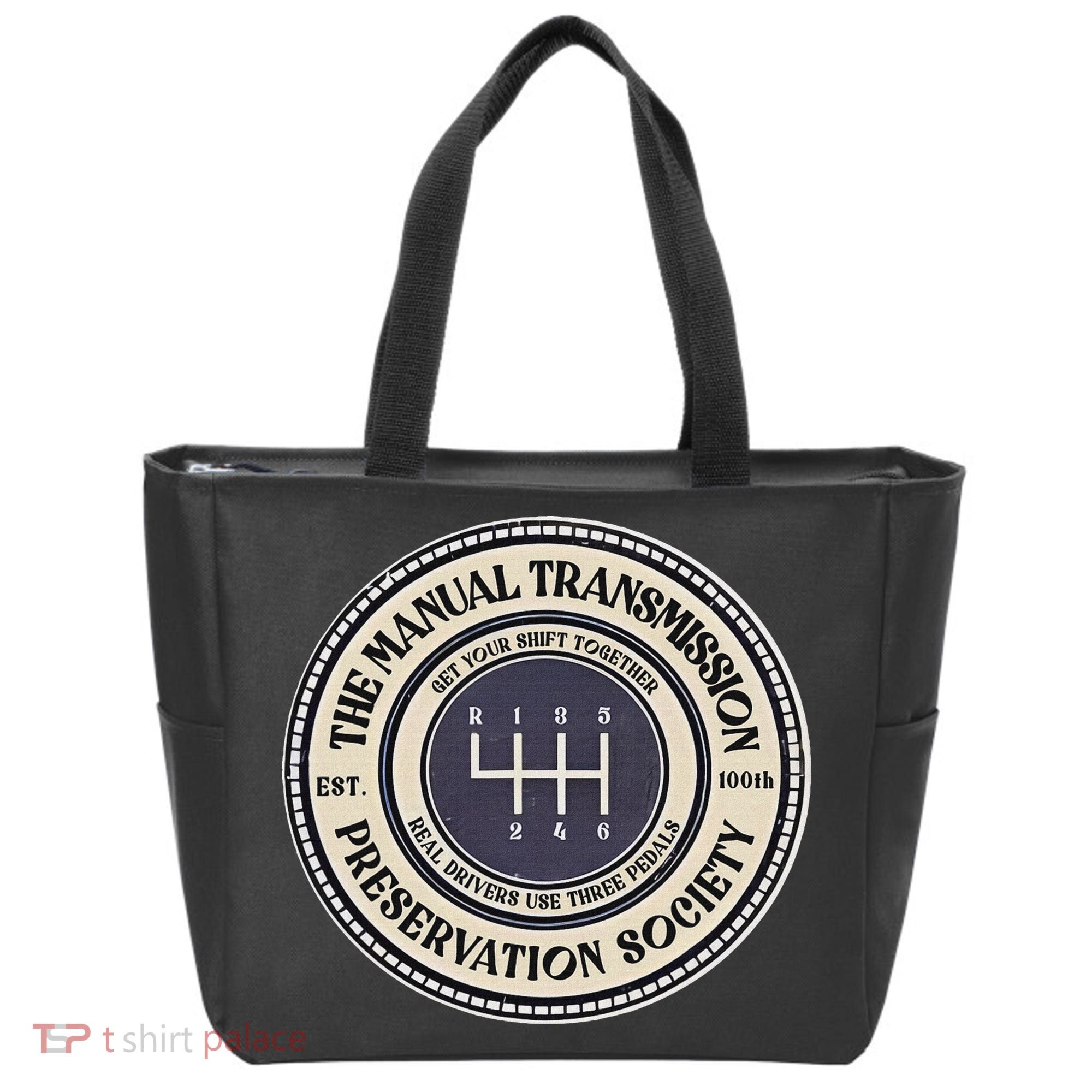 6 Speed The Manual Transmission Preservation Society Tote Bag