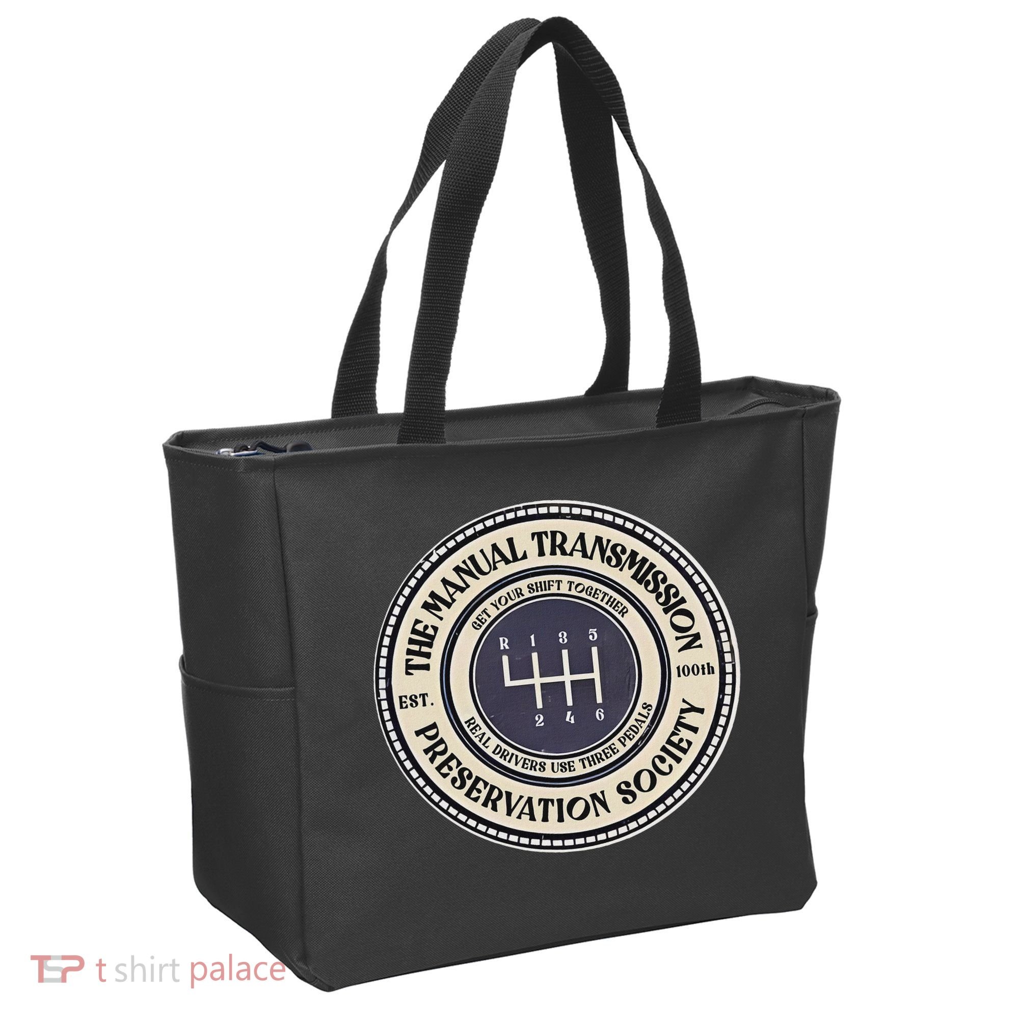6 Speed The Manual Transmission Preservation Society Tote Bag