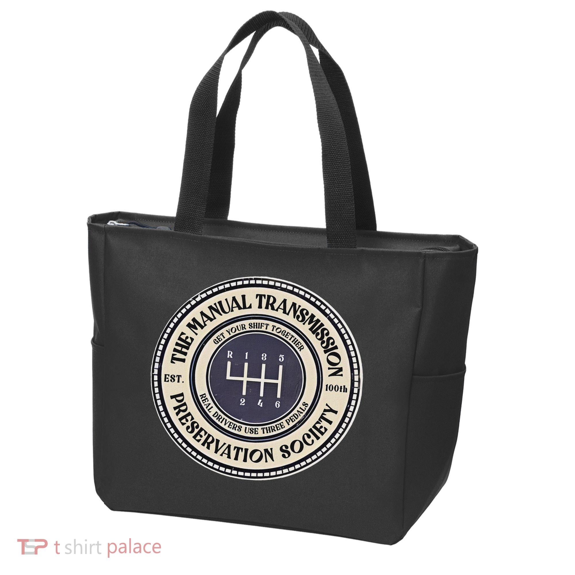 6 Speed The Manual Transmission Preservation Society Tote Bag