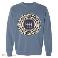 6 Speed The Manual Transmission Preservation Society Garment-Dyed Sweatshirt thumb 0
