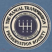 6 Speed The Manual Transmission Preservation Society Garment-Dyed Sweatshirt thumb 2