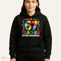 67 Teacher Autism Awareness 6-7 Hoodie thumb 5