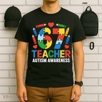 67 Teacher Autism Awareness 6-7 T-Shirt thumb 6
