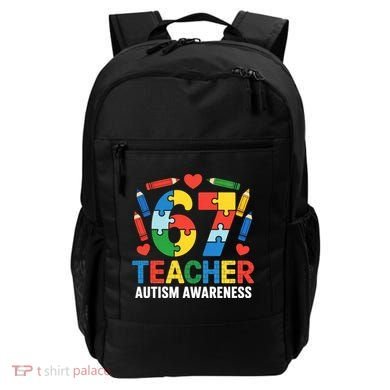 67 Teacher Autism Awareness 6-7 Backpack