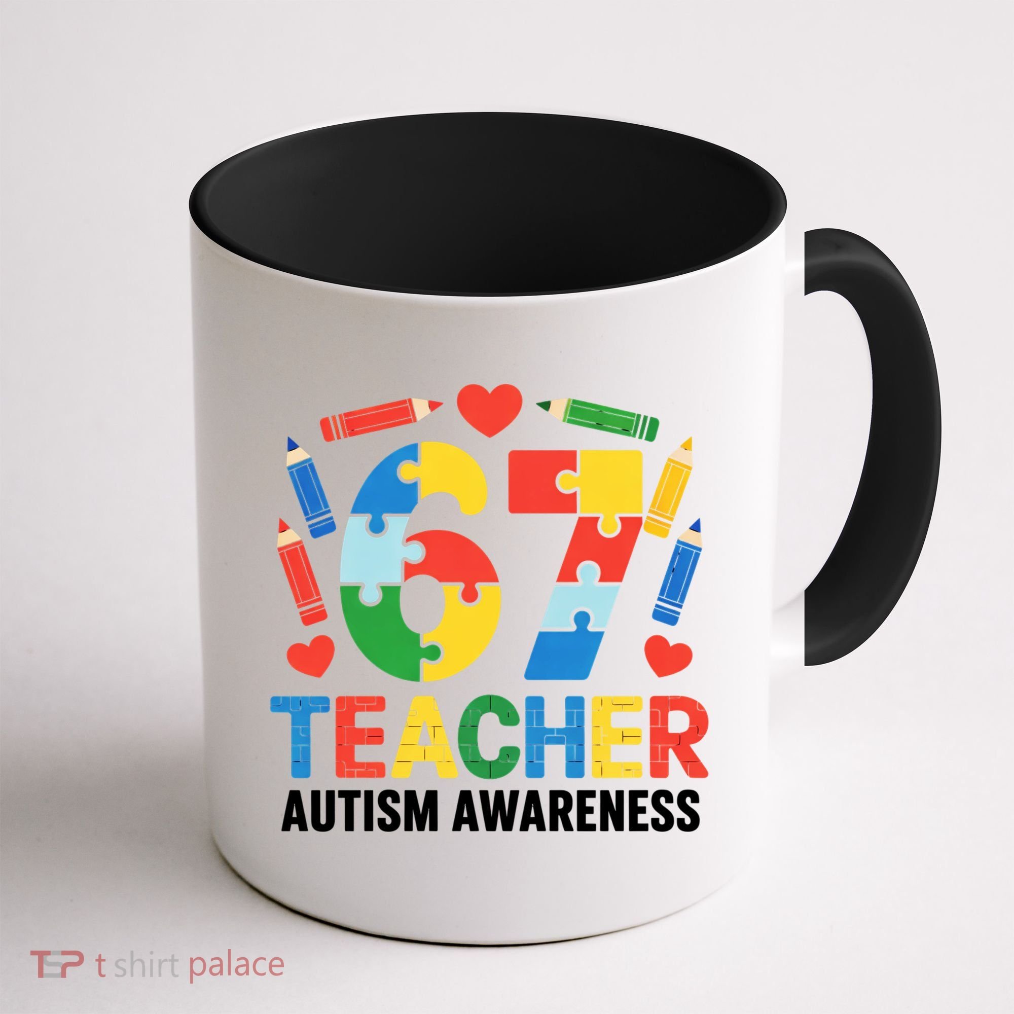 67 Teacher Autism Awareness 6-7 Coffee Mug