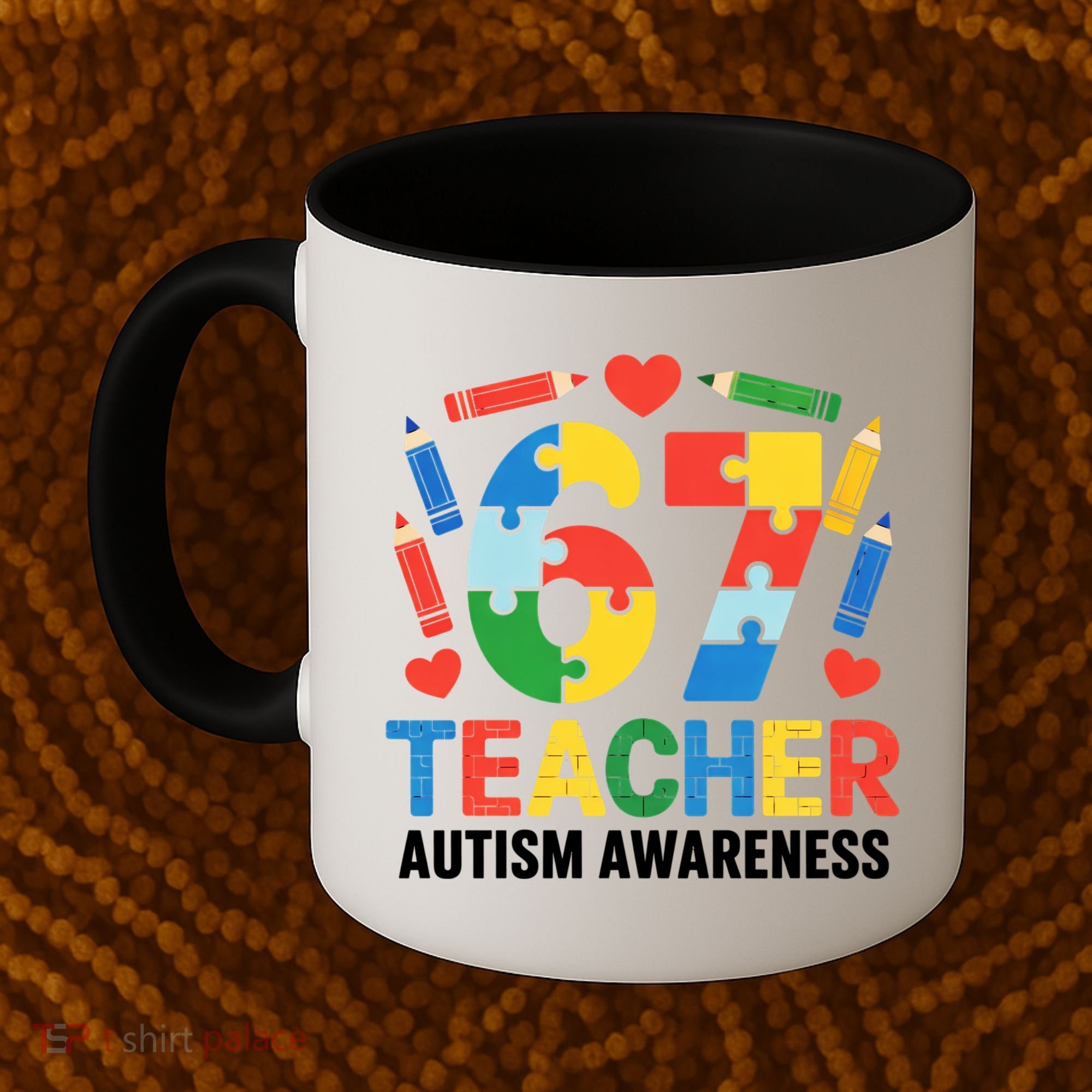 67 Teacher Autism Awareness 6-7 Coffee Mug