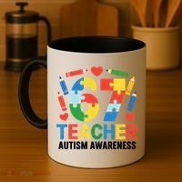 67 Teacher Autism Awareness 6-7 Coffee Mug thumb 4