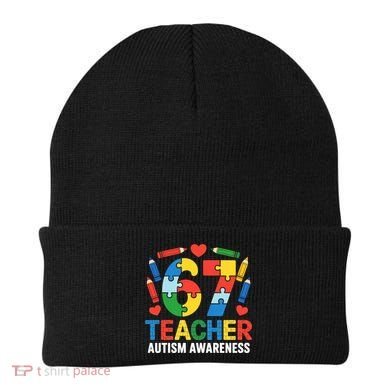 67 Teacher Autism Awareness 6-7 Beanie