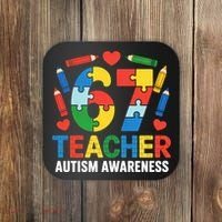 67 Teacher Autism Awareness 6-7 Coaster thumb 0