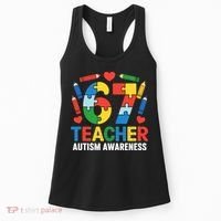67 Teacher Autism Awareness 6-7 Women's Tank Top thumb 0