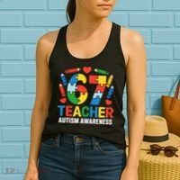 67 Teacher Autism Awareness 6-7 Women's Tank Top thumb 2