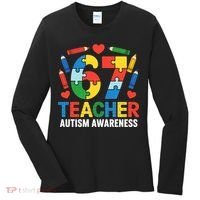 67 Teacher Autism Awareness 6-7 Women's Long Sleeve Shirt thumb 0