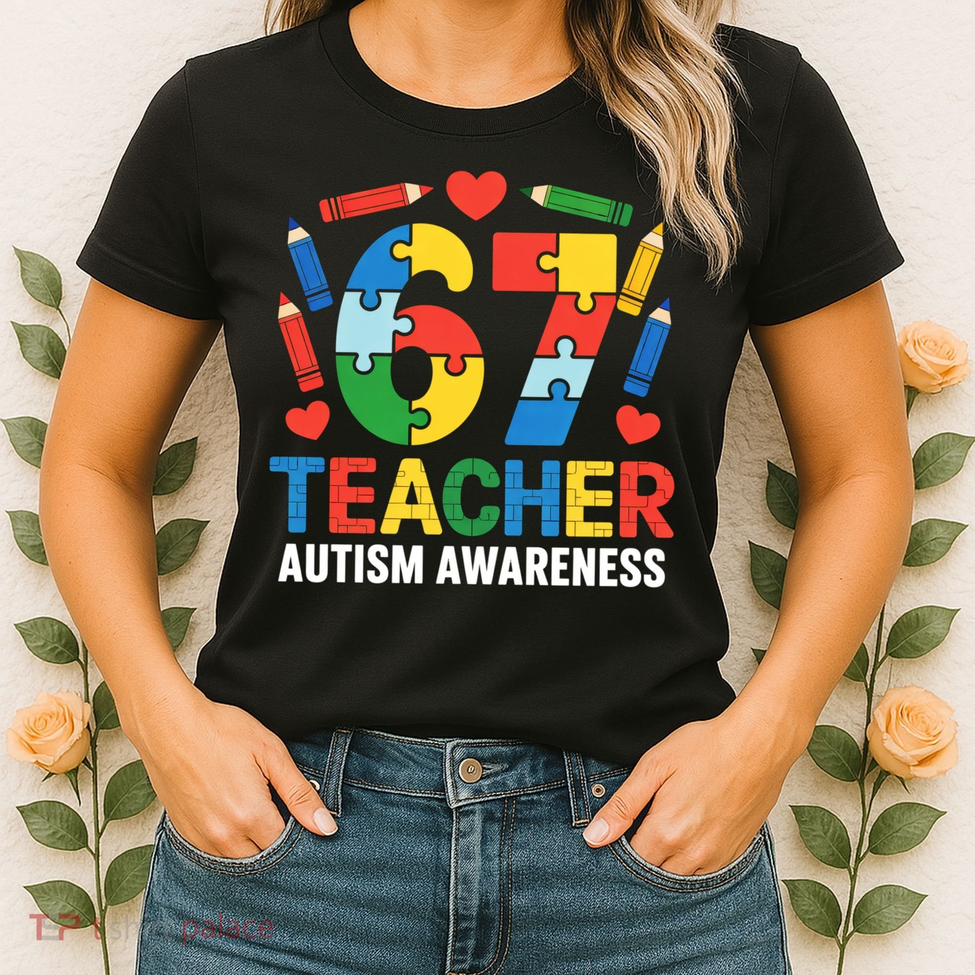 67 Teacher Autism Awareness 6-7 Women's T-Shirt