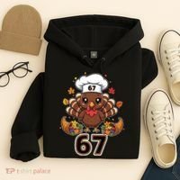67 Thanksgiving Funny Turkey Meme Hoodie thumb 4