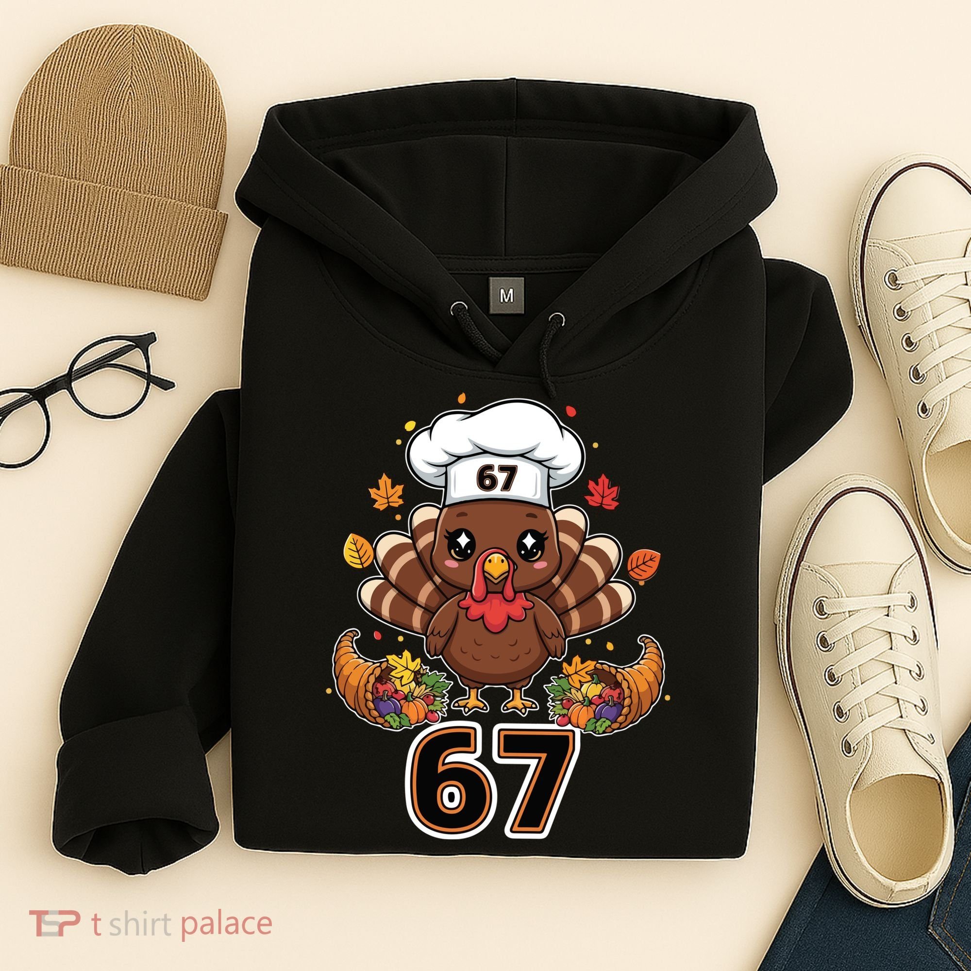 67 Thanksgiving Funny Turkey Meme Hoodie
