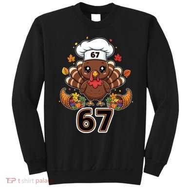 67 Thanksgiving Funny Turkey Meme Sweatshirt