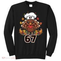 67 Thanksgiving Funny Turkey Meme Sweatshirt thumb 0