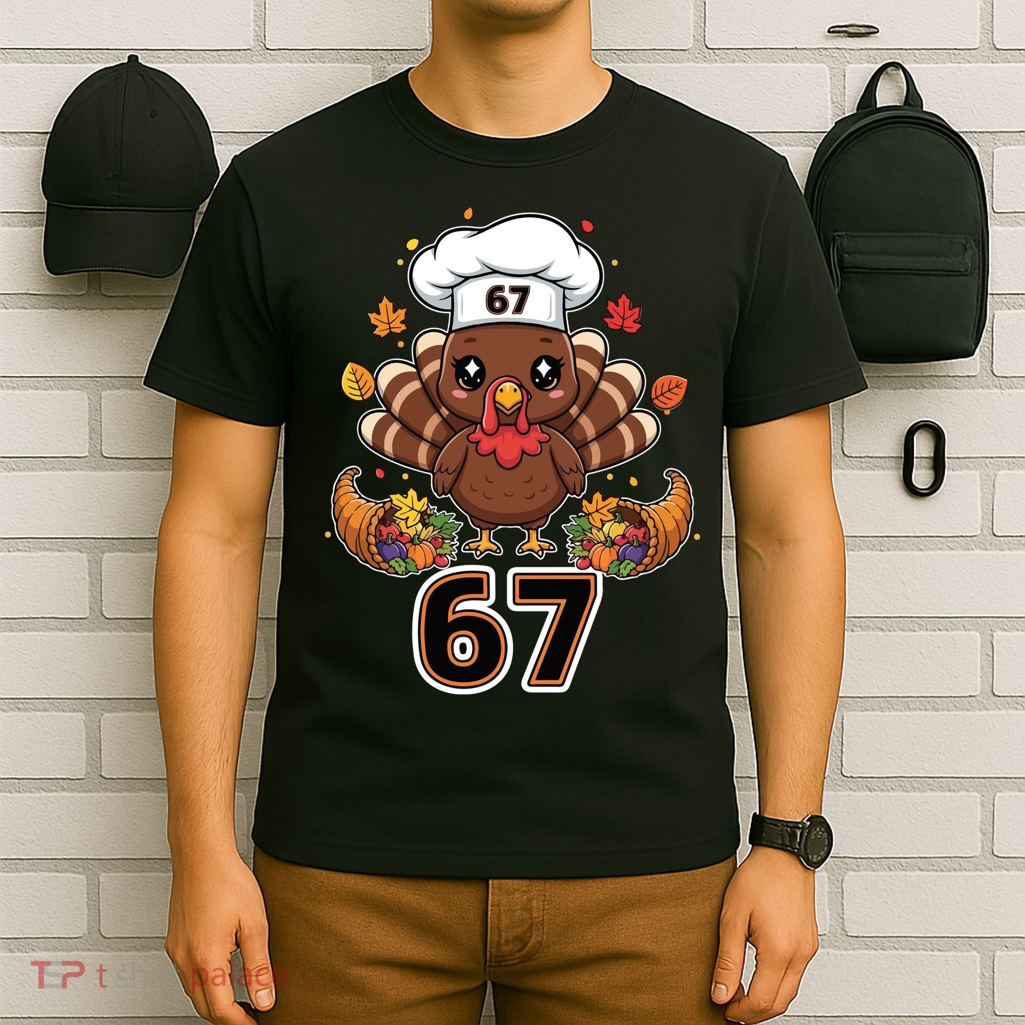 67 Thanksgiving Funny Turkey Meme T-Shirt