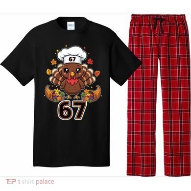 67 Thanksgiving Funny Turkey Meme Pajama Set