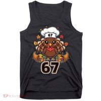 67 Thanksgiving Funny Turkey Meme Tank Top thumb 0