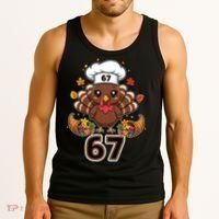 67 Thanksgiving Funny Turkey Meme Tank Top thumb 3