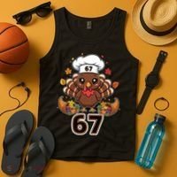 67 Thanksgiving Funny Turkey Meme Tank Top thumb 4