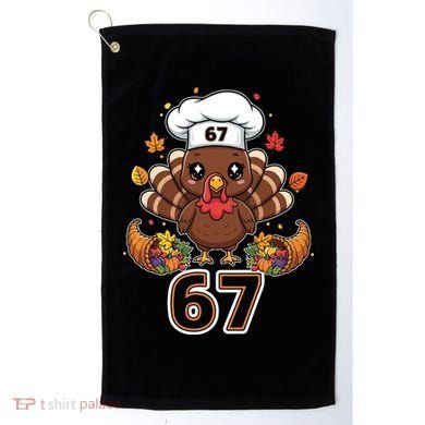 67 Thanksgiving Funny Turkey Meme Golf Towel