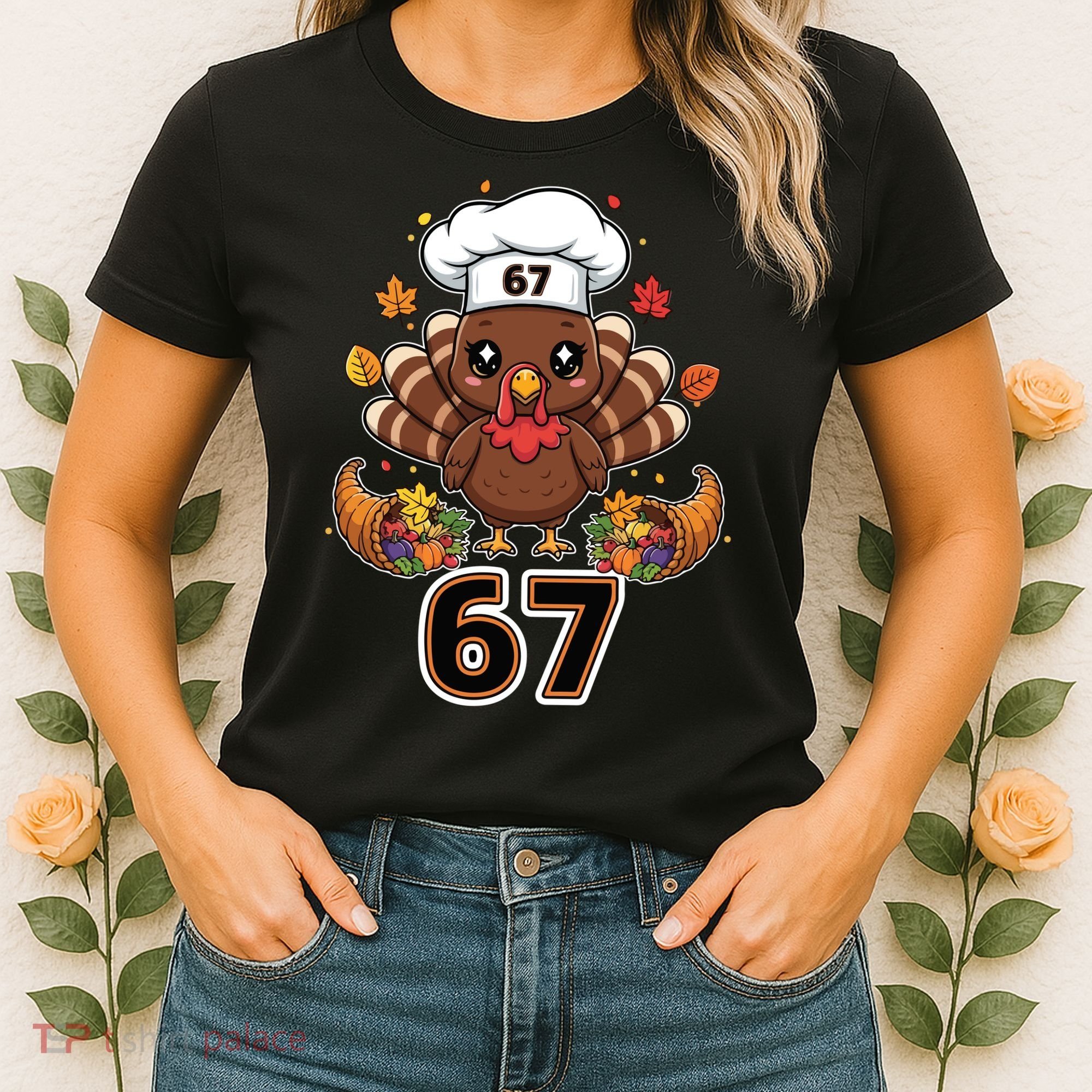67 Thanksgiving Funny Turkey Meme Women's T-Shirt