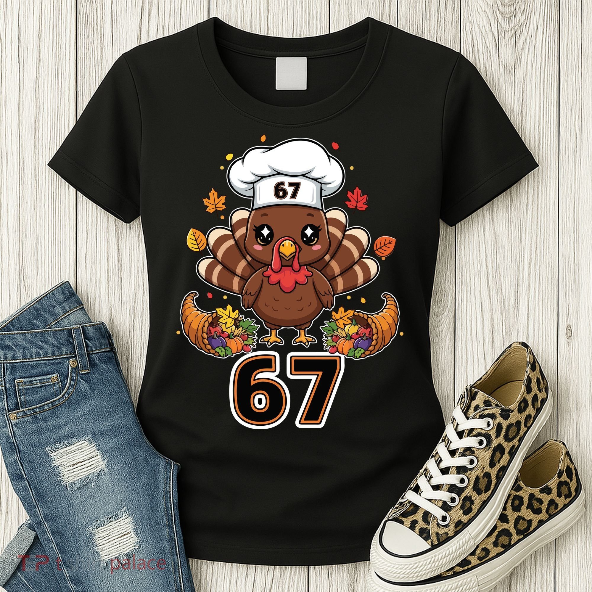 67 Thanksgiving Funny Turkey Meme Women's T-Shirt