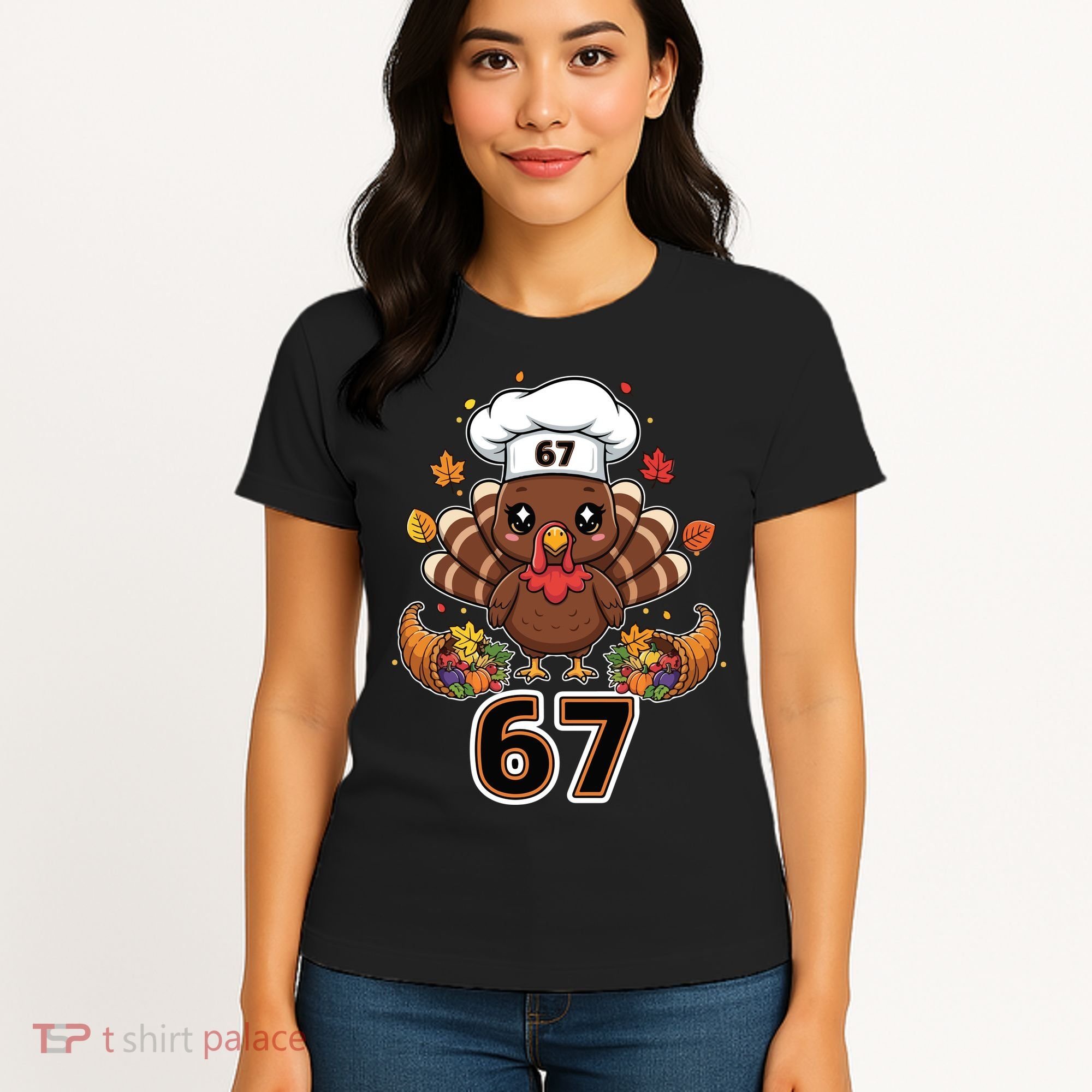67 Thanksgiving Funny Turkey Meme Women's T-Shirt
