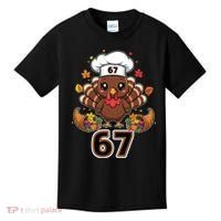 67 Thanksgiving Funny Turkey Meme Kids T-Shirt thumb 0
