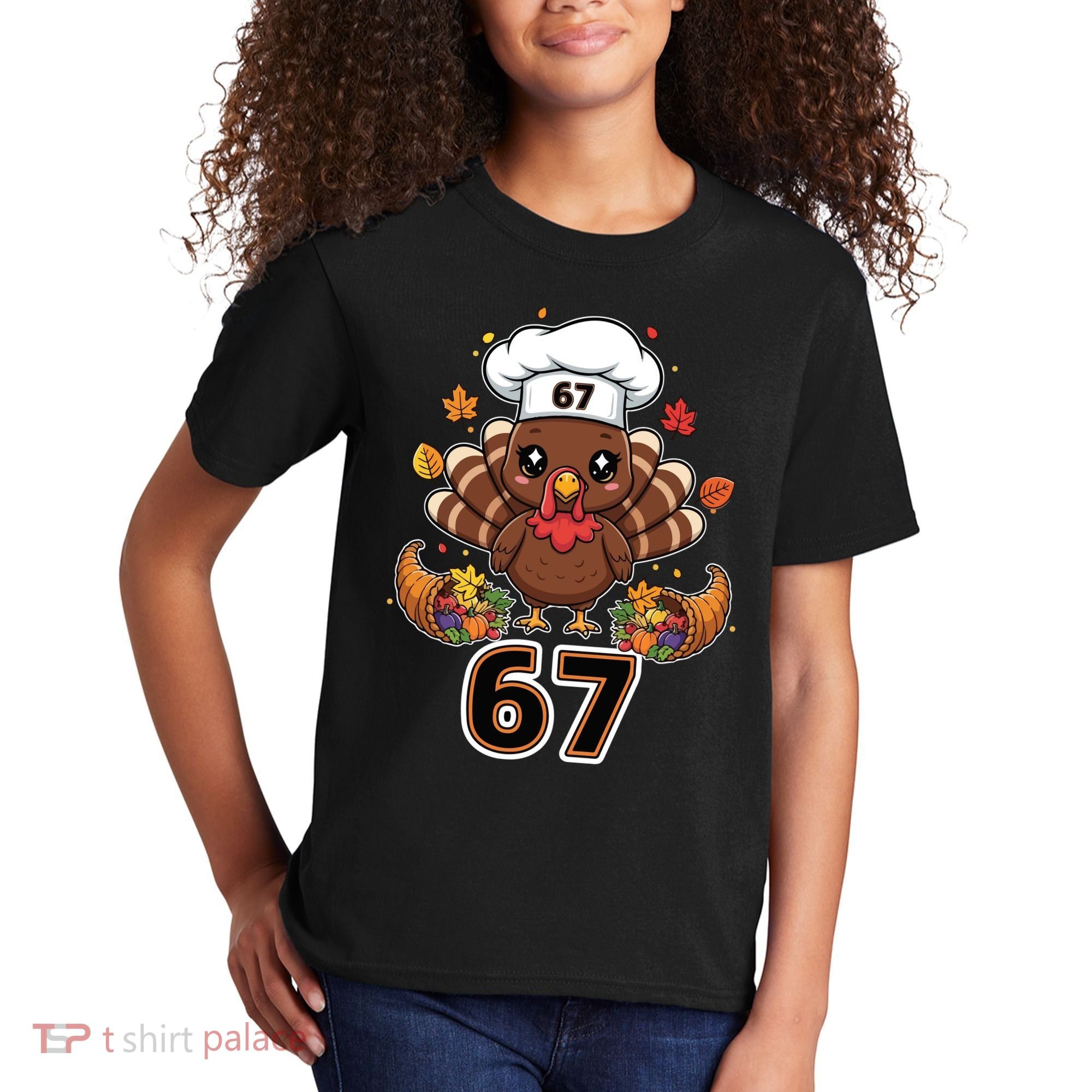 67 Thanksgiving Funny Turkey Meme Kids T-Shirt