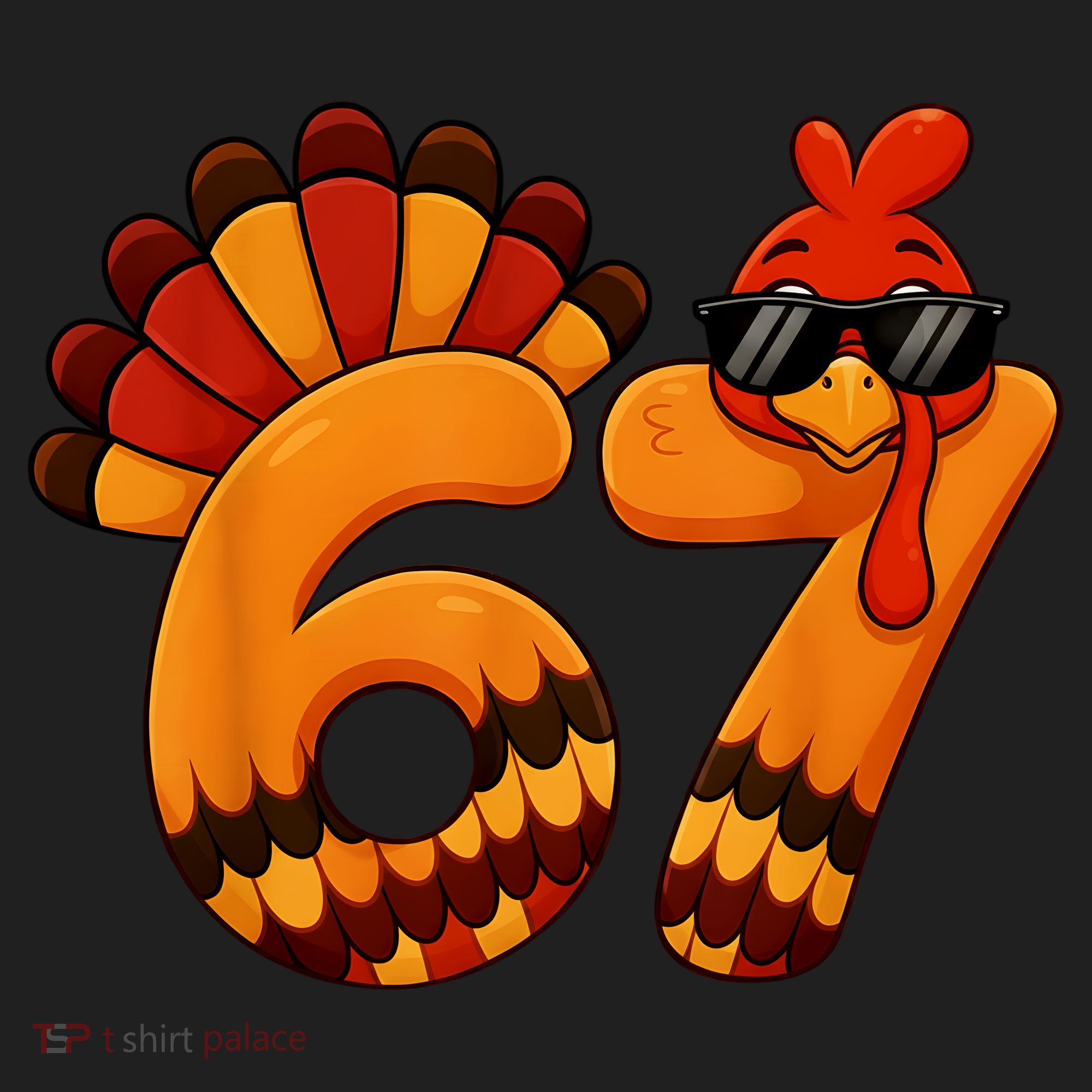 67 Thanksgiving Funny Turkey Sixty Seven Meme Women's Sweatshirt