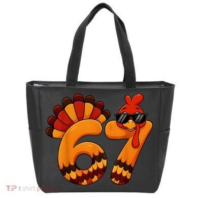 67 Thanksgiving Funny Turkey Sixty Seven Meme Tote Bag
