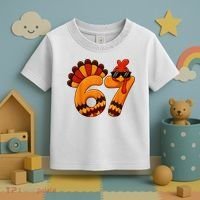 67 Thanksgiving Funny Turkey Sixty Seven Meme Toddler T-Shirt thumb 3