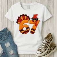 67 Thanksgiving Funny Turkey Sixty Seven Meme Women's T-Shirt thumb 3